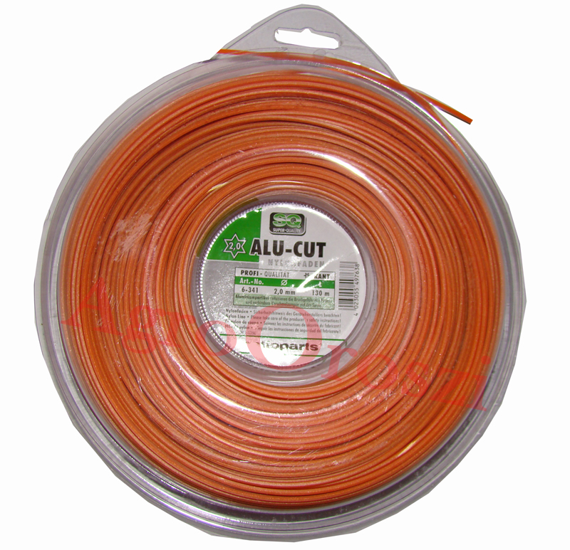 AluCut damil 2  mm hatszög profil, hossz: 130 m