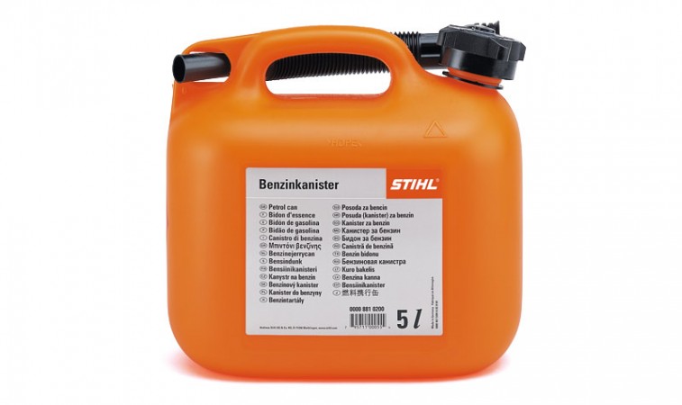 Kanister na benzín – 5 l, oranžový